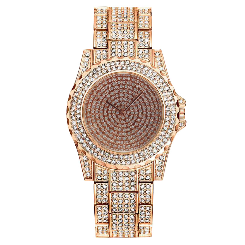Diamond-encrusted ladies' watches, women's watches, quartz watches, wristwatches, quartz watches